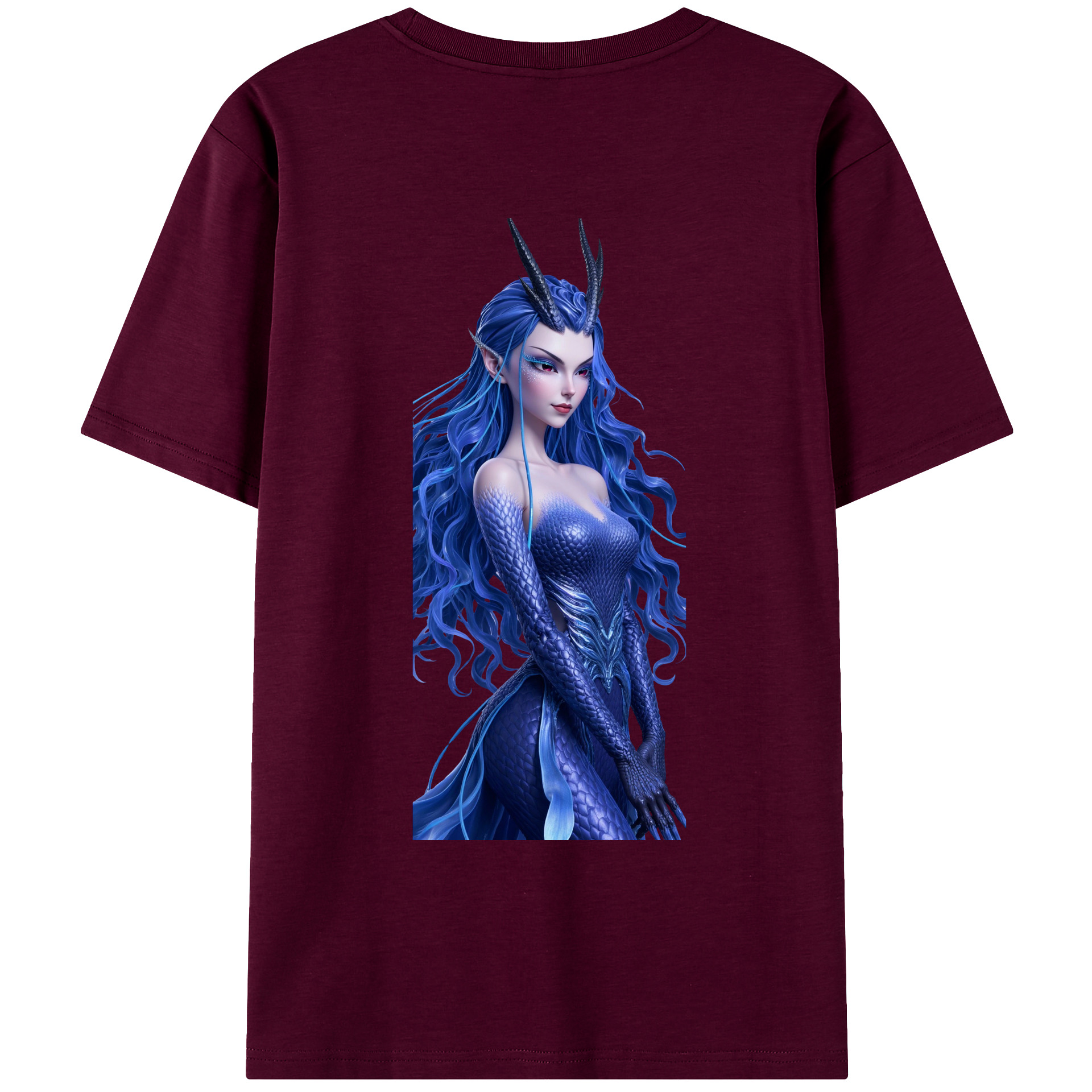 （画像用） Ne Zha 2 ナタ 魔童の大暴れ レディース半袖Tシャツ(バックプリント)